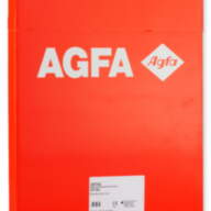 Зеленочутлива медична рентгенівська плівка в аркушах Agfa ORTHO CP-GU M 35x43 см
