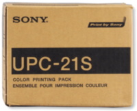 Комплект для кольорового друку Sony UPC - 21s є витратним матеріалом для принтерів Sony UP - 20, UP - 21md, UP - D23MD