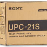 Комплект для кольорового друку Sony UPC - 21s є витратним матеріалом для принтерів Sony UP - 20, UP - 21md, UP - D23MD
