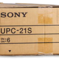 Комплект для кольорового друку Sony UPC - 21s є витратним матеріалом для принтерів Sony UP - 20, UP - 21md, UP - D23MD