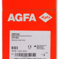 Зеленочутлива медична рентгенівська плівка в аркушах Agfa ORTHO CP-GU M 13x18 см