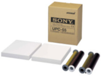 Комплект для кольорового друку Sony UPC - 55 є витратним матеріалом для принтерів Sony UP - 55md, UP - D55