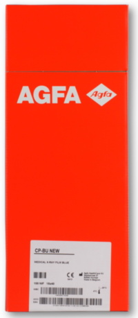 Синьочутлива медична рентгенівська плівка Agfa CP-BU NEW NIF 15x40 см