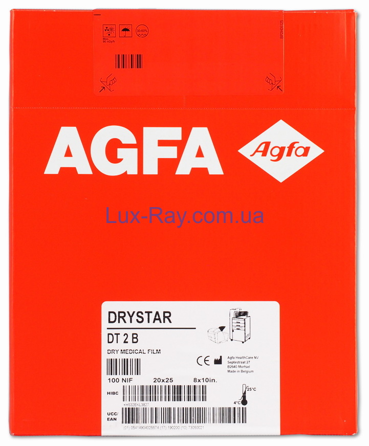 Суха медична плівка AGFA DRYSTAR DT 2B 20x25 см