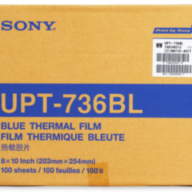 Синя термічна плівка Sony UPT-736BL (8х10 дюймів)