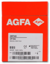 Рентгеновская плёнка для общей рентгенологии Agfa ORTHO CP-GU M 13x18 см