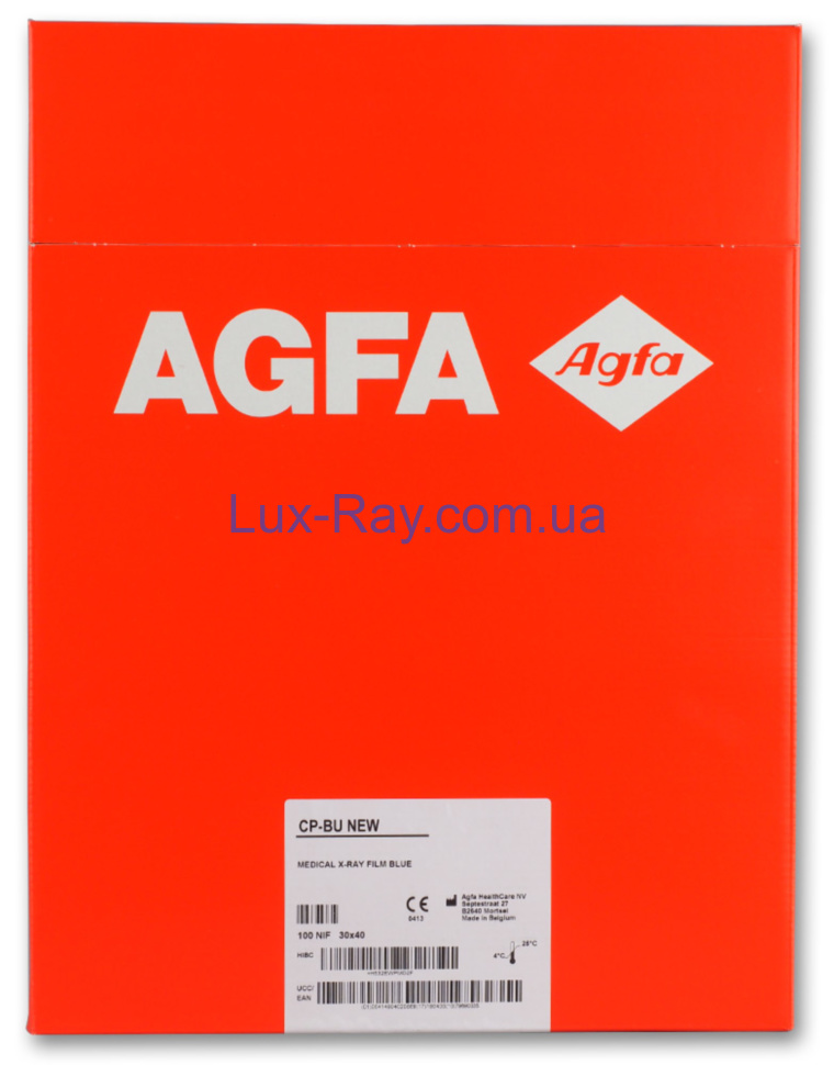 Рентгеновская плёнка для общей рентгенологии Agfa CP-BU M 30x40 см
