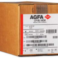 Рентгеновская плёнка для общей рентгенологии Agfa CP-BU New NIF 15x40 см